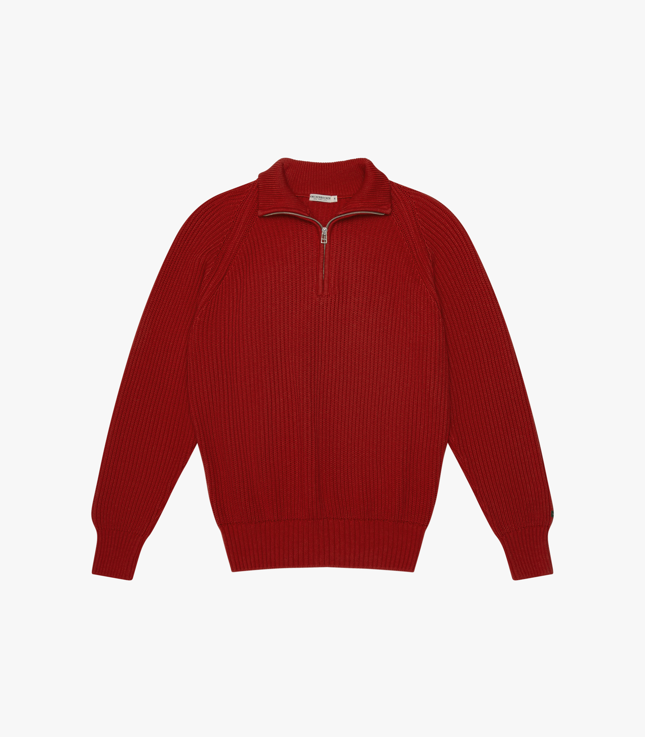 Heavy Rib Cotton Zipneck Sweater Archive